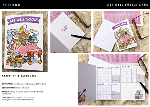 Cardoo Get Well Puzzle Card, Sudoku - Tampa Home & Garden Store