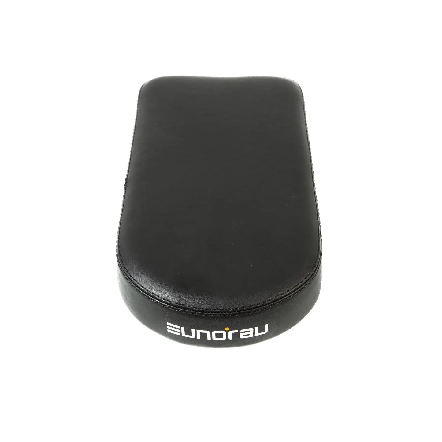 EUNORAU black cushioned rear bike saddle with stitched edge and visible logo on Tampa Home & Garden Store