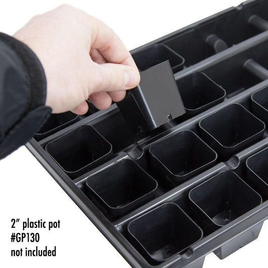 Carrying Tray - Plastic Pot 2" Sq (Fits 32 Pots) - Tampa Home & Garden Store