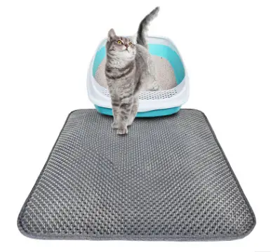 Cat Litter Pad Honeycomb Waterproof Urine Pad gray honeycomb mat for litter box on Tampa Home & Garden Store