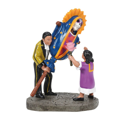 Our Lady of Guadalupe resin statue hand painted with vibrant blue mantle and sunburst on Tampa Home & Garden Store