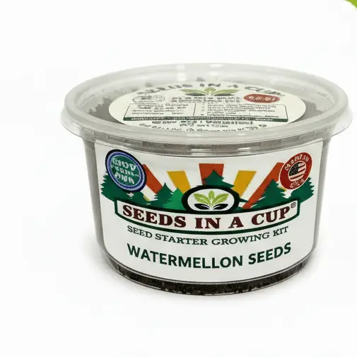 Celery Seed Starter Kit by Seeds In A Cup in a clear tub on Tampa Home & Garden Store