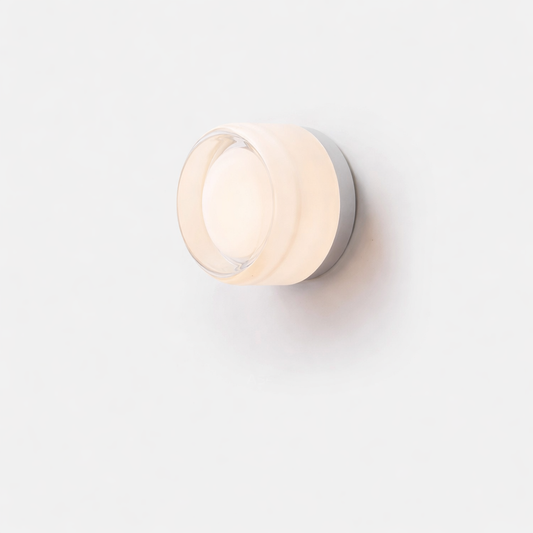 Modern LED Wall Sconce Amber Glass Living Room Bedroom Corridor Decor Light