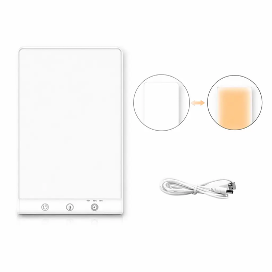 10000 Lux SAD Light daylight therapy lamp white with USB cord Moktan Sabai on Tampa Home & Garden Store