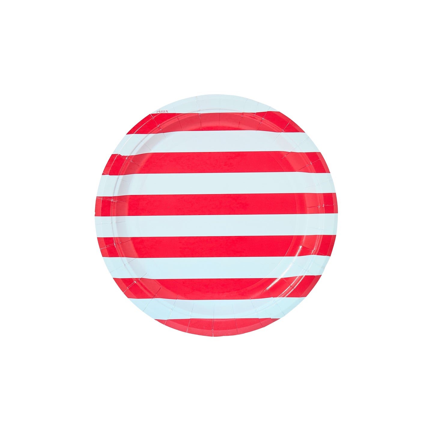 Cherry and Sky Beach Umbrella Stripes Dessert Plate - 8 pack - Tampa Home & Garden Store