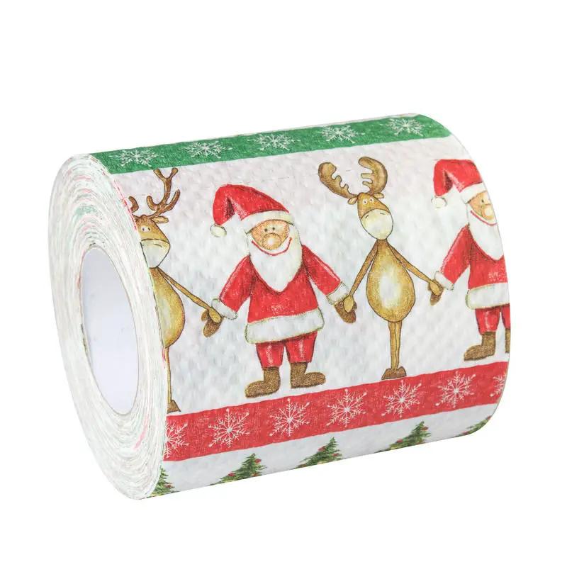Heartfelt Holiday Cheer toilet paper roll Santa and reindeer design The Country Christmas Loft on Tampa Home & Garden Store