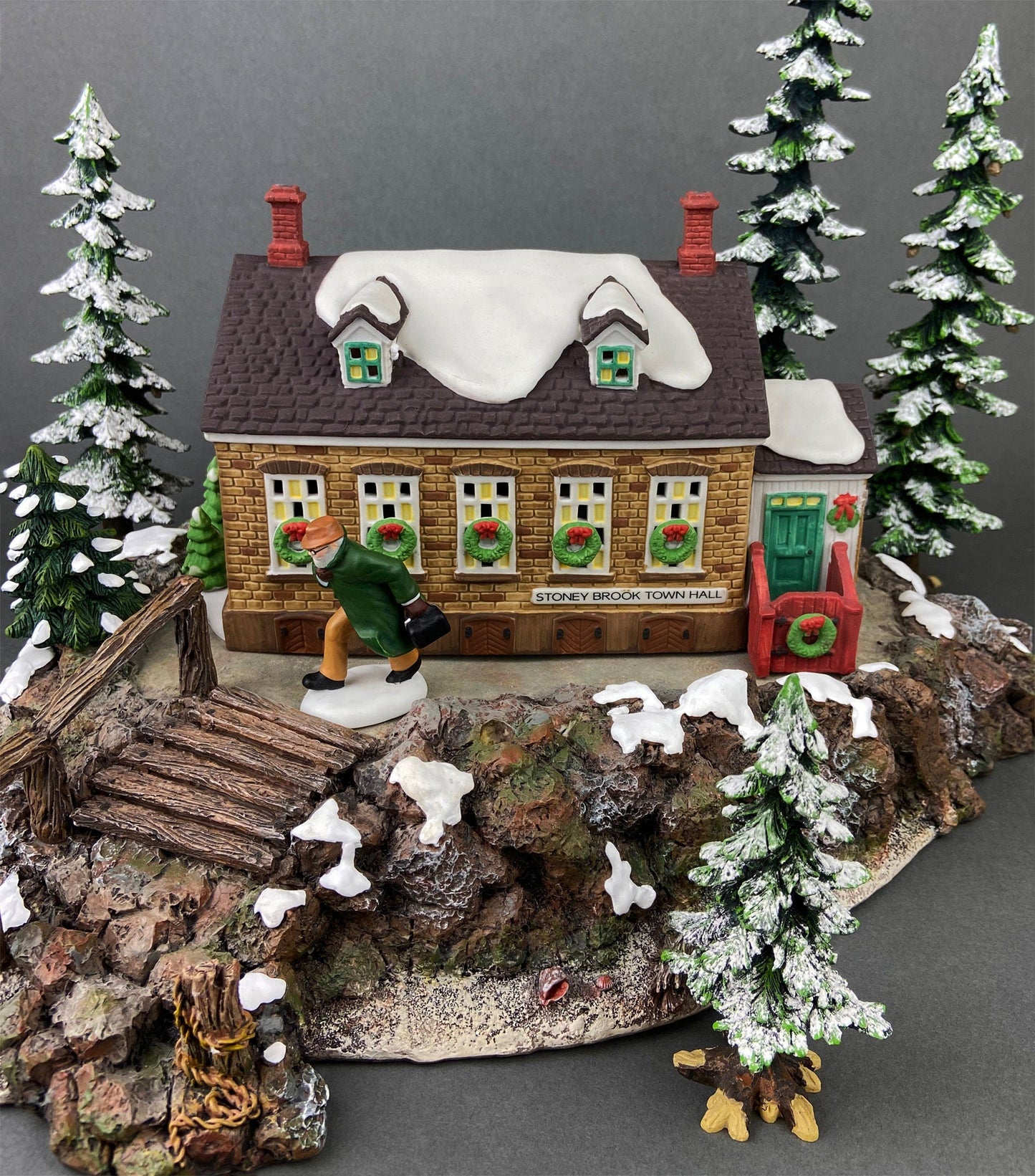 Christmas Village Accessories by Department 56. Illuminated McGrebe Cutters and Sleighs. New England Village Series. - Tampa Home & Garden Store