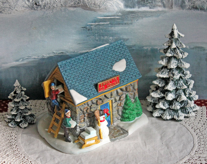 Christmas Village Dickens Towne Series - Frost's Ice House - Tampa Home & Garden Store