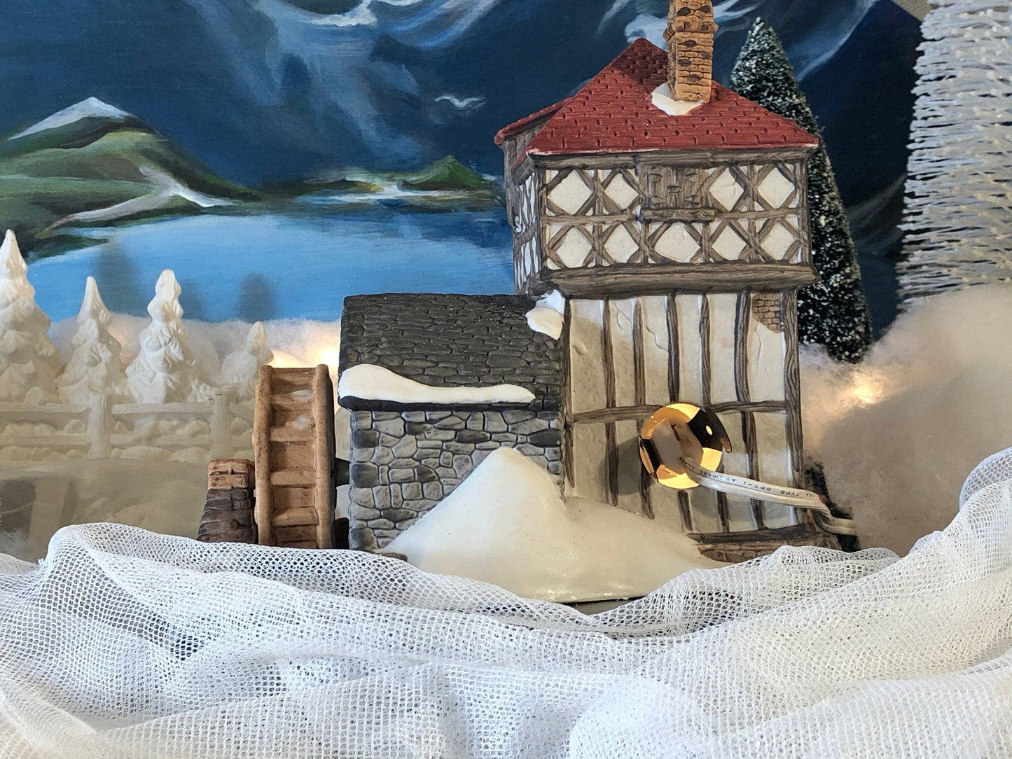 Christmas Village House Department 56 Blythe Pond 1786 Water Mill. - Tampa Home & Garden Store