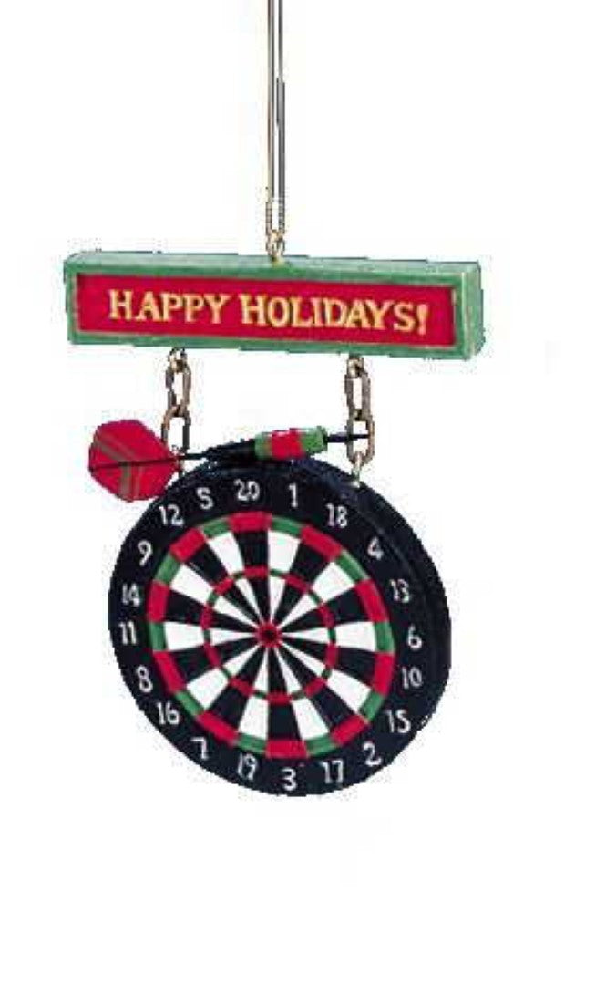 Classic Blue Collar Game Ornament - Darts - Tampa Home & Garden Store