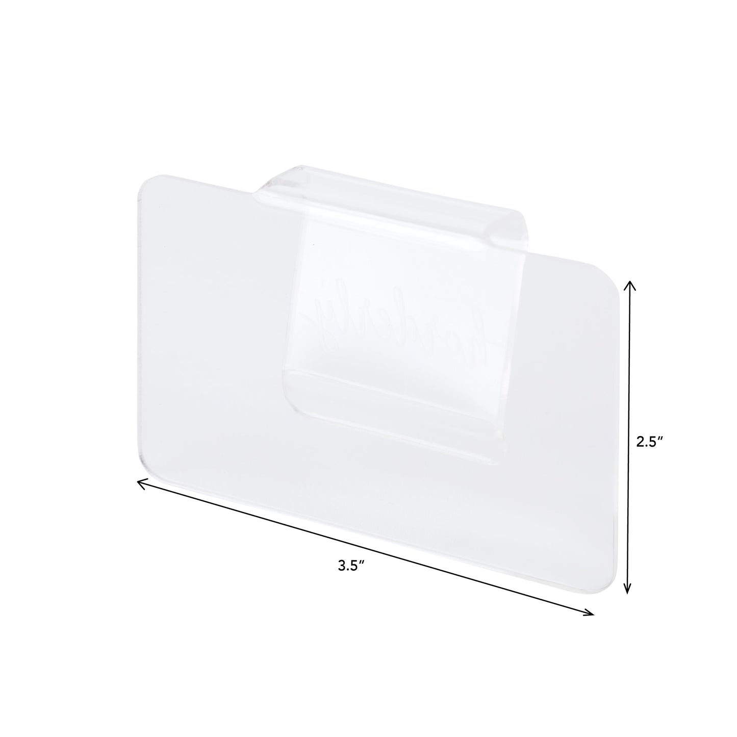 Clear Acrylic Bin Clip Label - Tampa Home & Garden Store