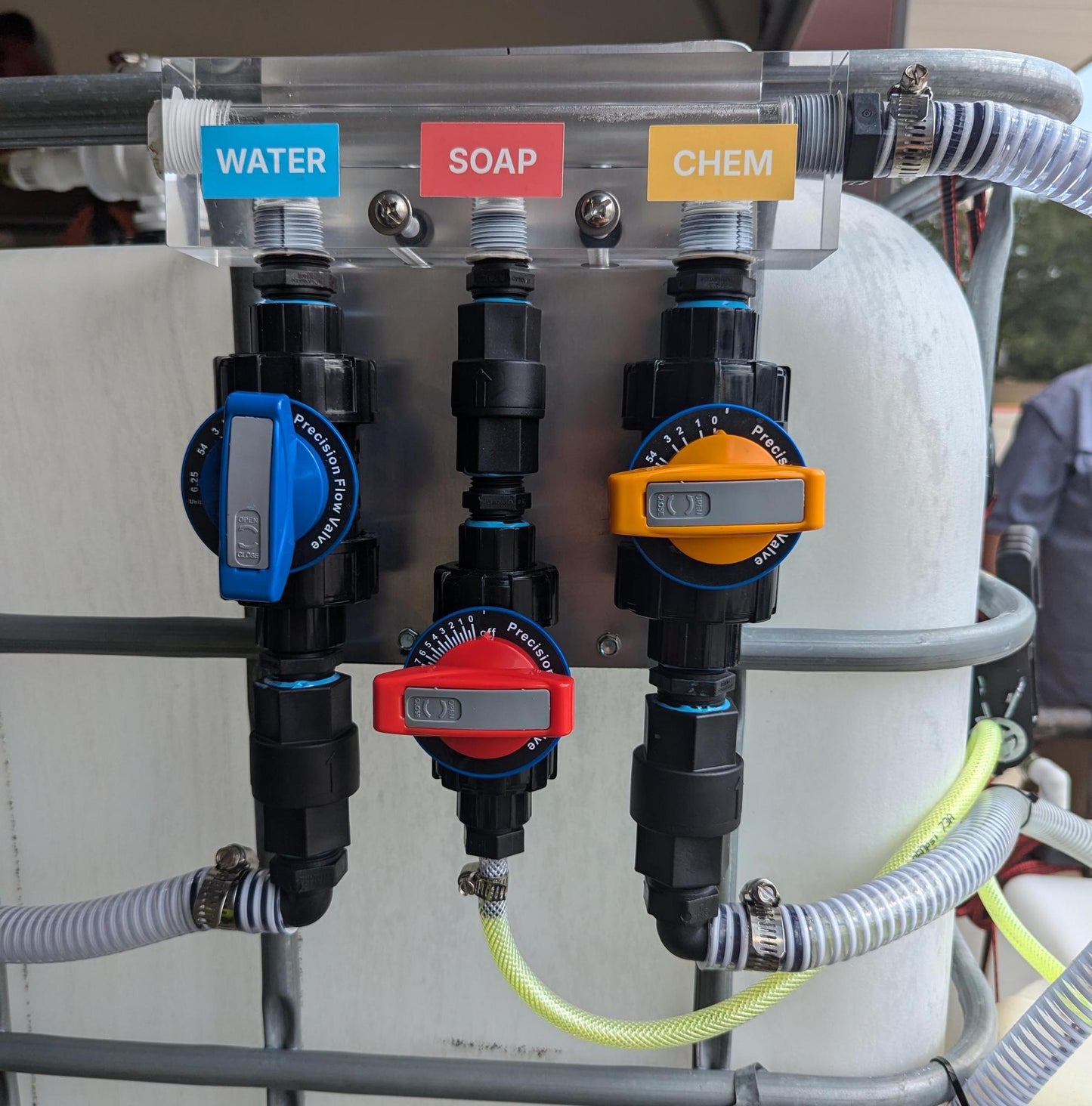 Clear Blend Manifold - 3-Port - Tampa Home & Garden Store