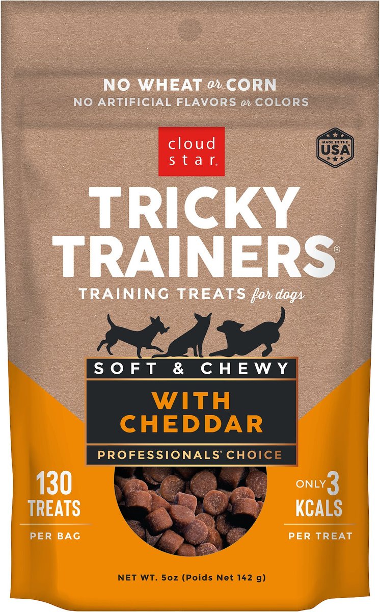 Cloud Star Tricky Trainers Chewy Treats - Cheddar 5oz - Tampa Home & Garden Store