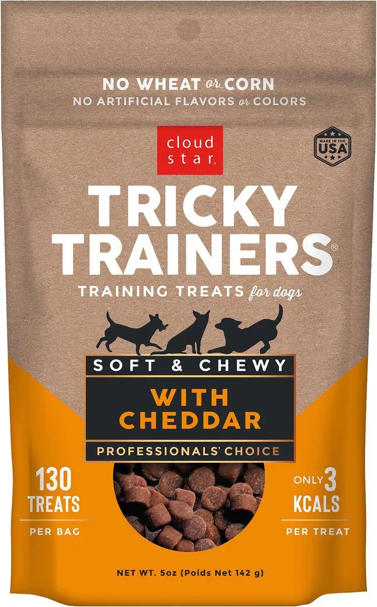 Cloud Star Tricky Trainers Chewy Treats - Cheddar 5oz - Tampa Home & Garden Store