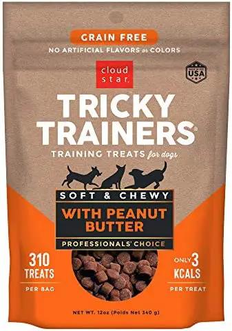 Cloud Star Tricky Trainers Chewy Treats - Grain Free Peanut Butter - Tampa Home & Garden Store