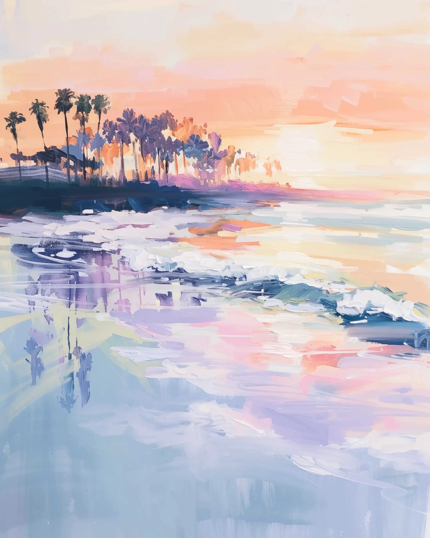 Coastline Art Print – Serene & Coastal Wall Decor - Tampa Home & Garden Store