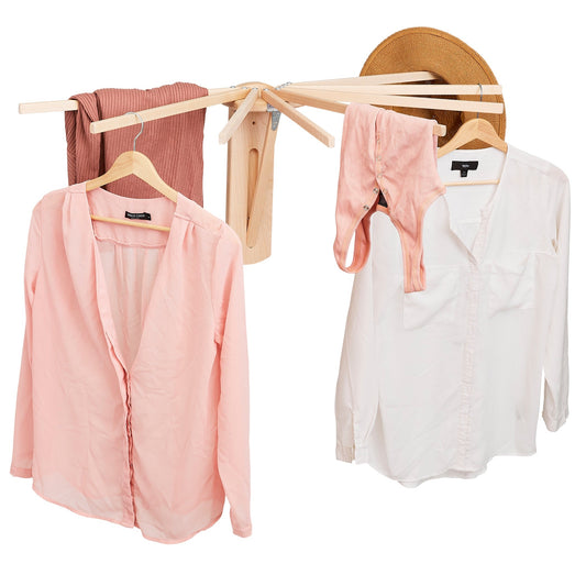 Collective Fold Down Wall Mounted Clothes Drying Rack - Tampa Home & Garden Store