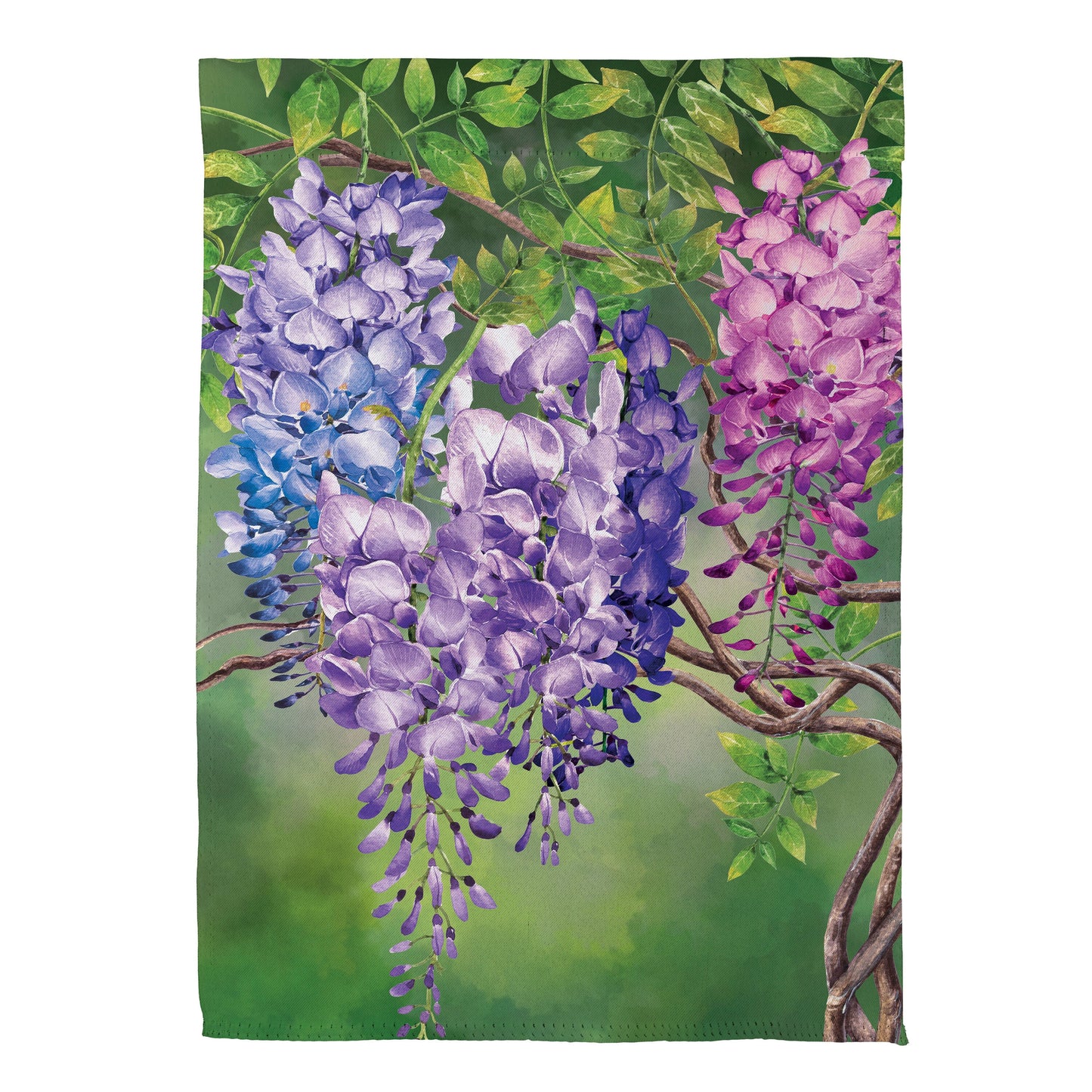 Colorful Wisteria Suede Garden Flag - Tampa Home & Garden Store