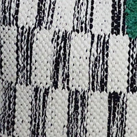 Throw Pillow Vibhsa 14x24 black and white woven with multicolor pom-poms on Tampa Home & Garden Store