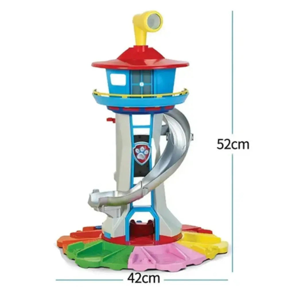Kids Car Ramp Toy Set with Slide Tower colorful spiral ramp and blue tower 52cm tall 42cm wide on Tampa Home & Garden Store