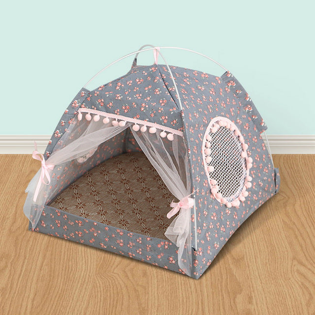 Comfy Calming Pet Tent Bed for Small Dogs and Cats - Tampa Home & Garden Store