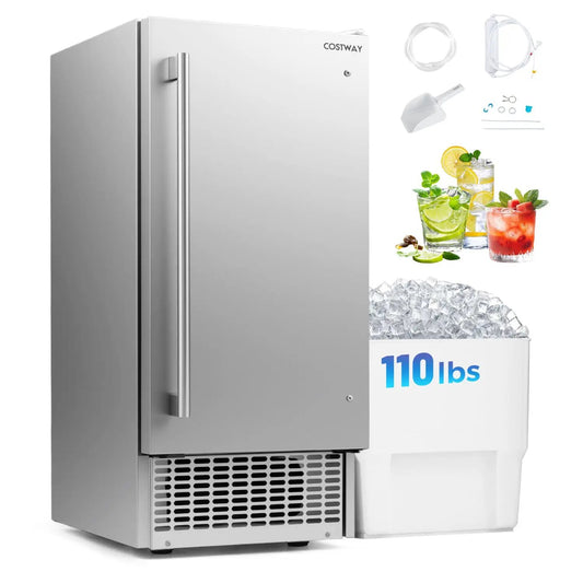 Commercial Ice Maker 110 Lbs Daily Capacity