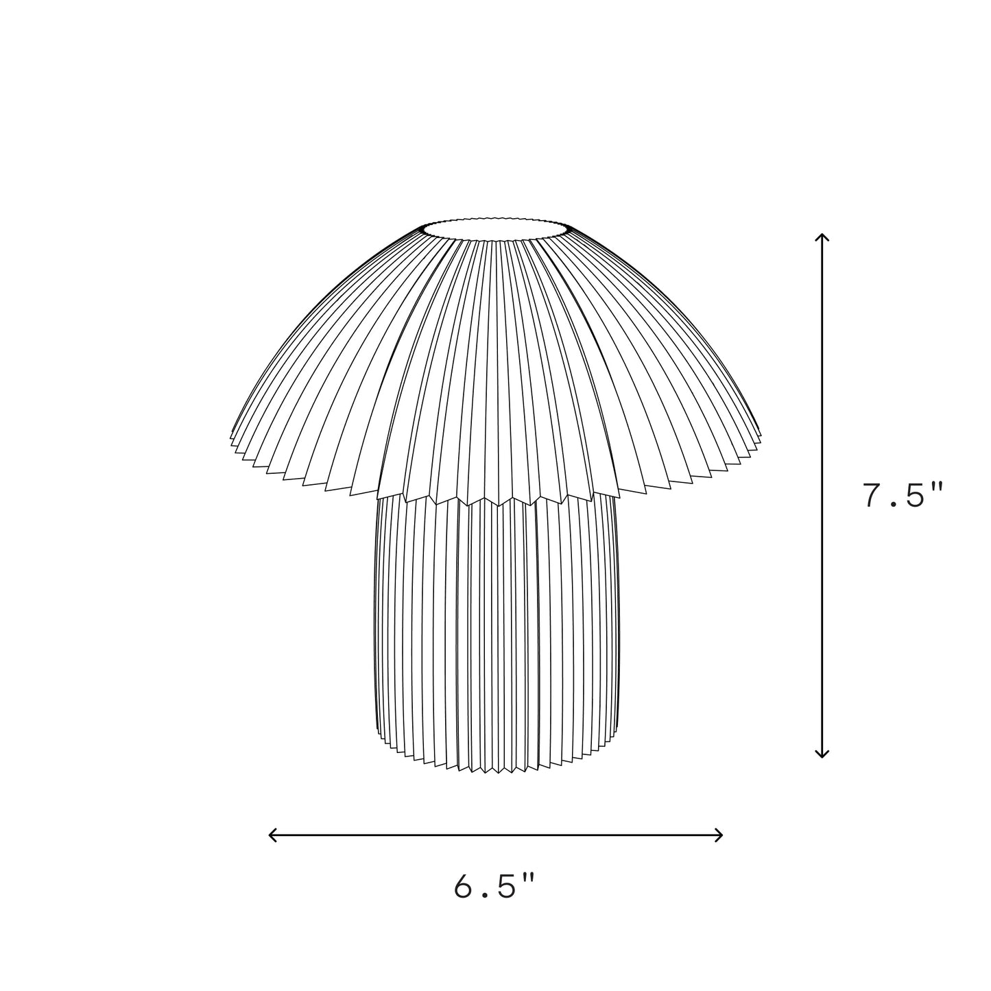 Cordless Kinoko Lamp - Tampa Home & Garden Store