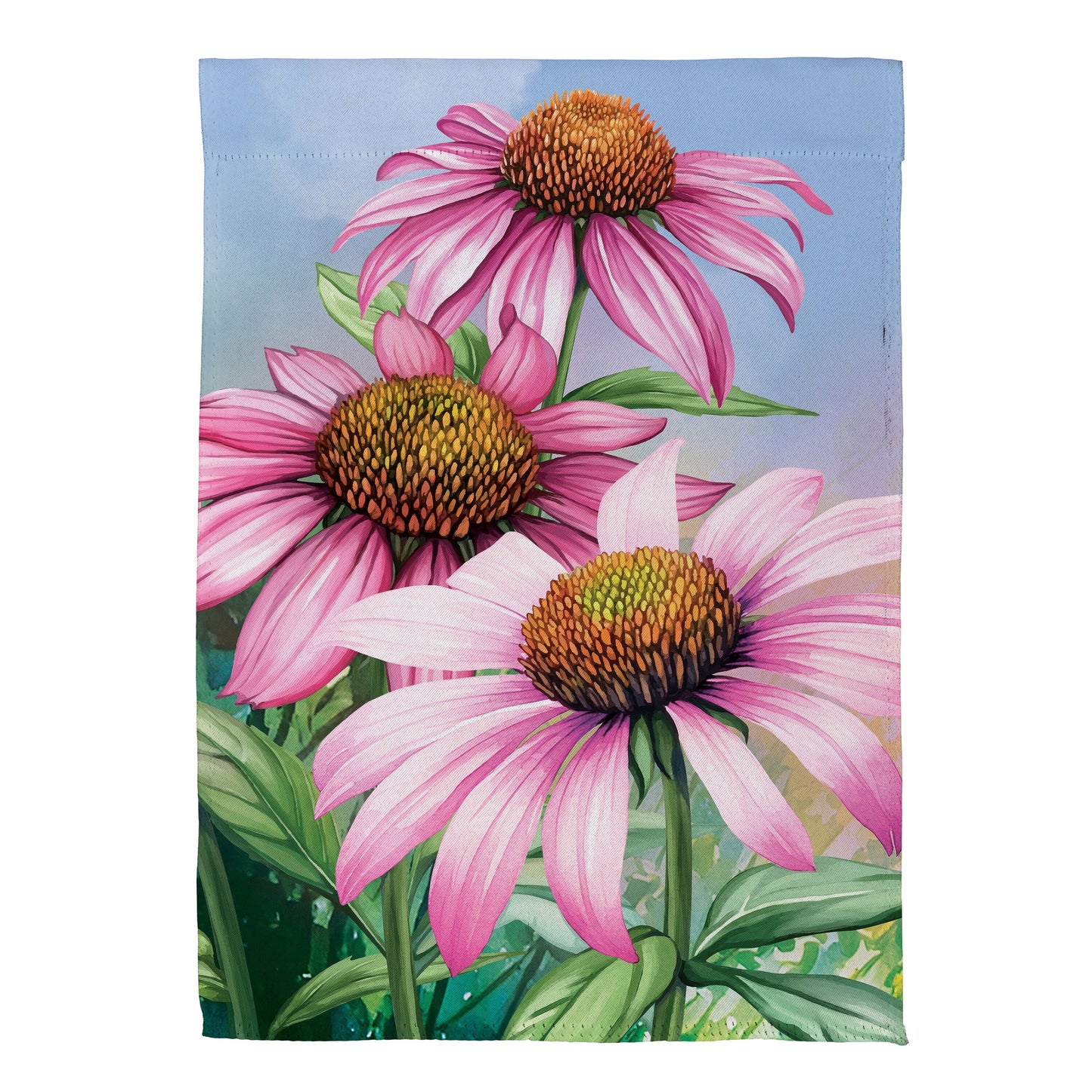 Cornflower Trio Suede Garden Flag - Tampa Home & Garden Store