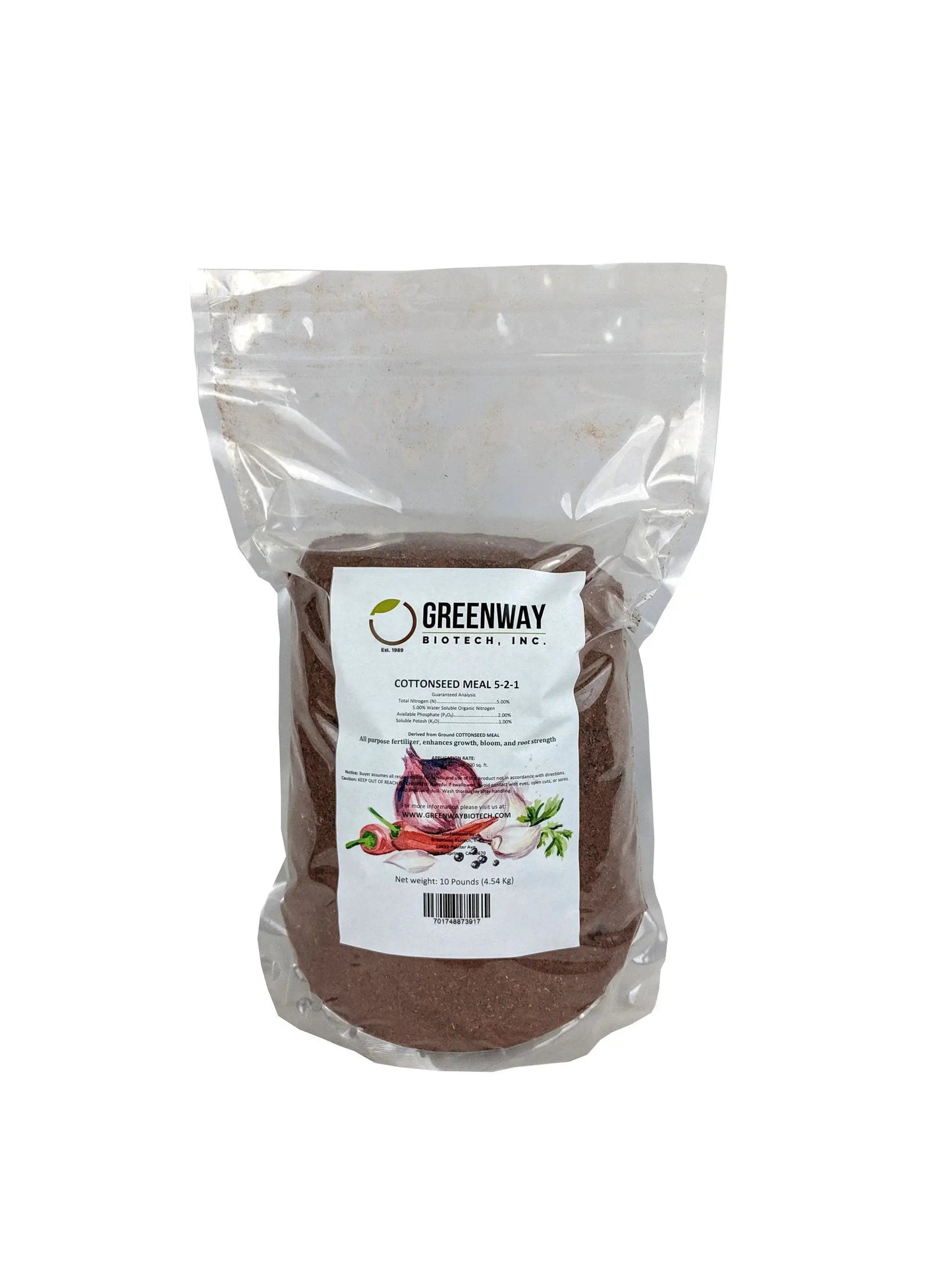 Cottonseed Meal Fertilizer 5-2-1, Cotton Seed Meal - Tampa Home & Garden Store
