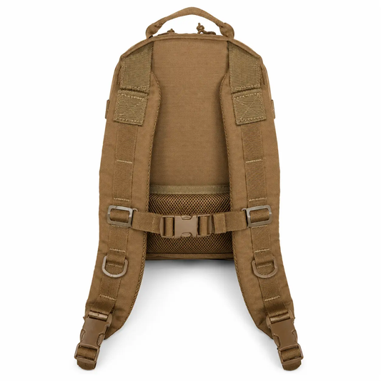 Night Howler Rugged Small Backpack by SquatchSurvivalGear brown tactical backpack on Tampa Home & Garden Store