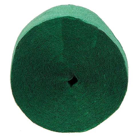 Crepe Paper Streamer roll green 81 ft textured crepe paper on Tampa Home & Garden Store