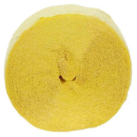Crepe paper streamer roll yellow 81 ft for party decor on Tampa Home & Garden Store