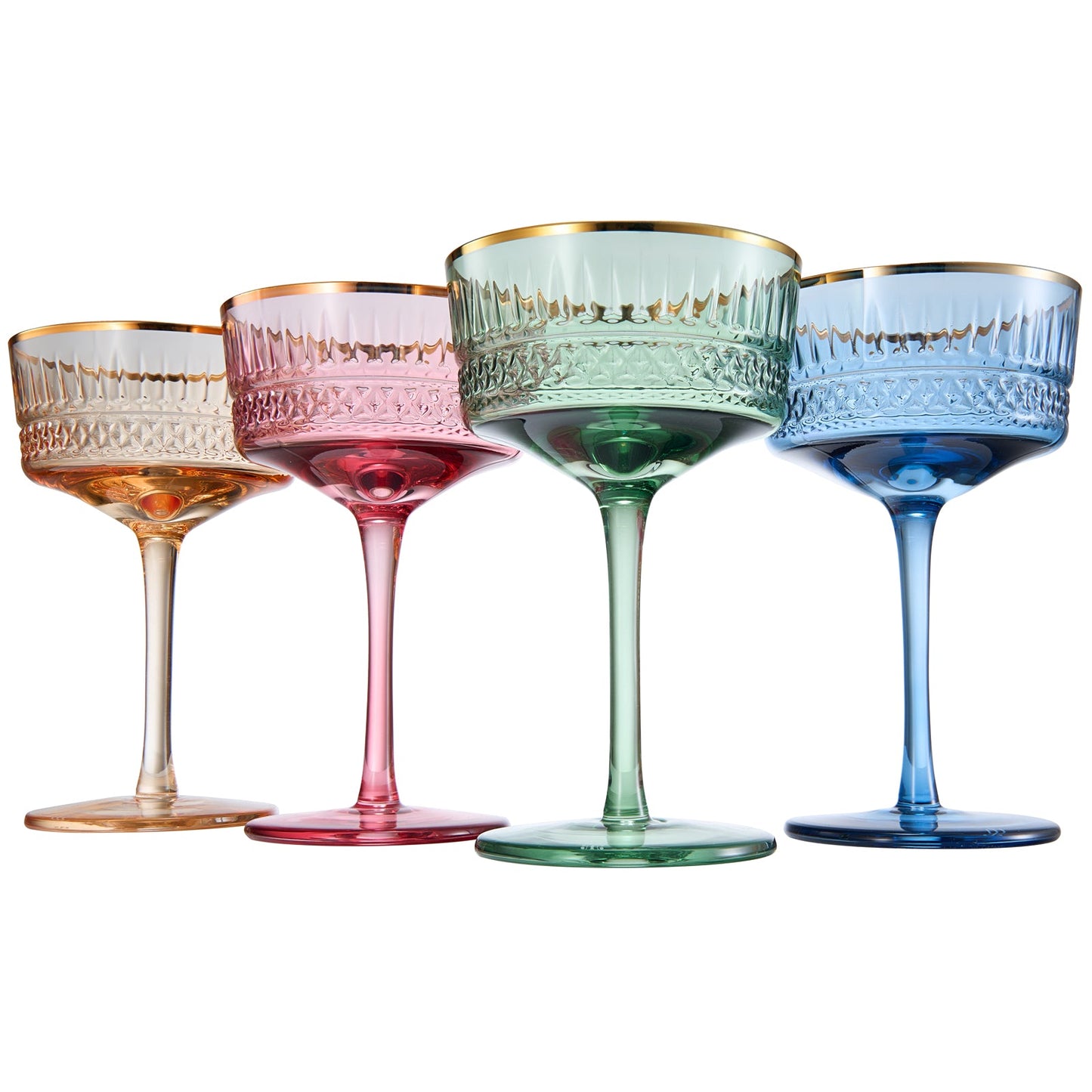 Duomo Crystal Martini Glassware Set of Two