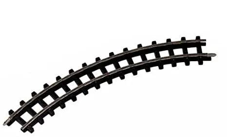 Curved Track for Starlight Express, black plastic, Lemax-compatible, Country Christmas Loft on Tampa Home & Garden Store