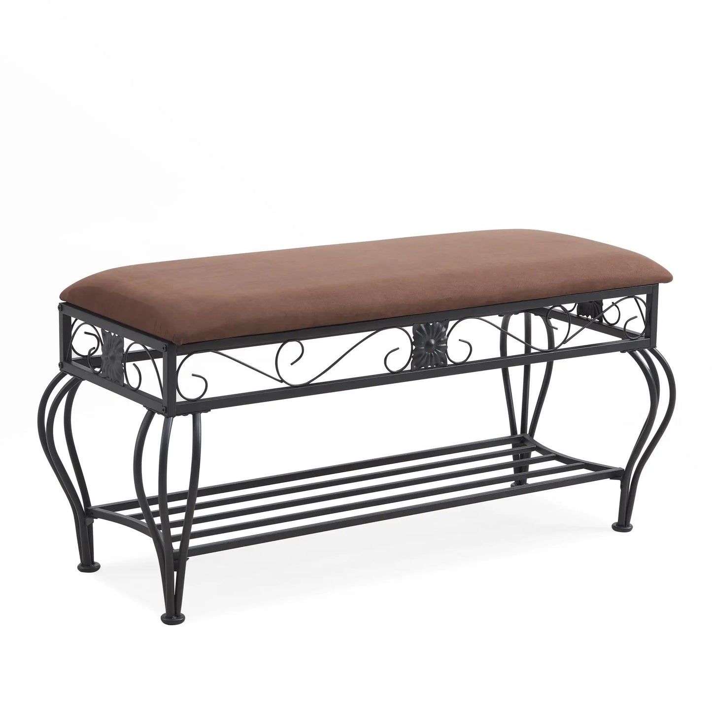 Entryway Shoe Rack Workbench Rustic Industrial