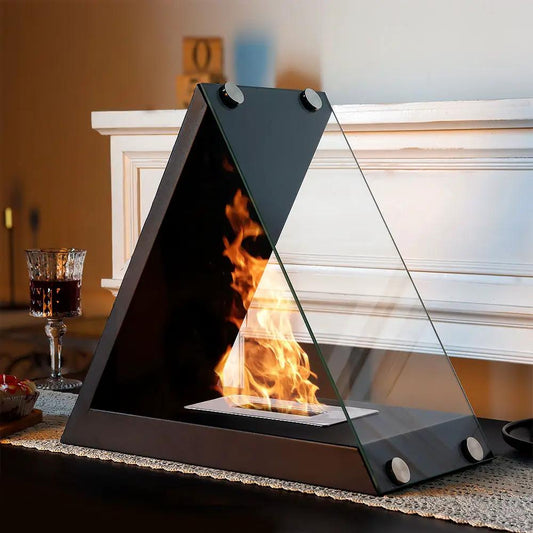 Desktop Triangle Alcohol Fire Pit Portable Heater