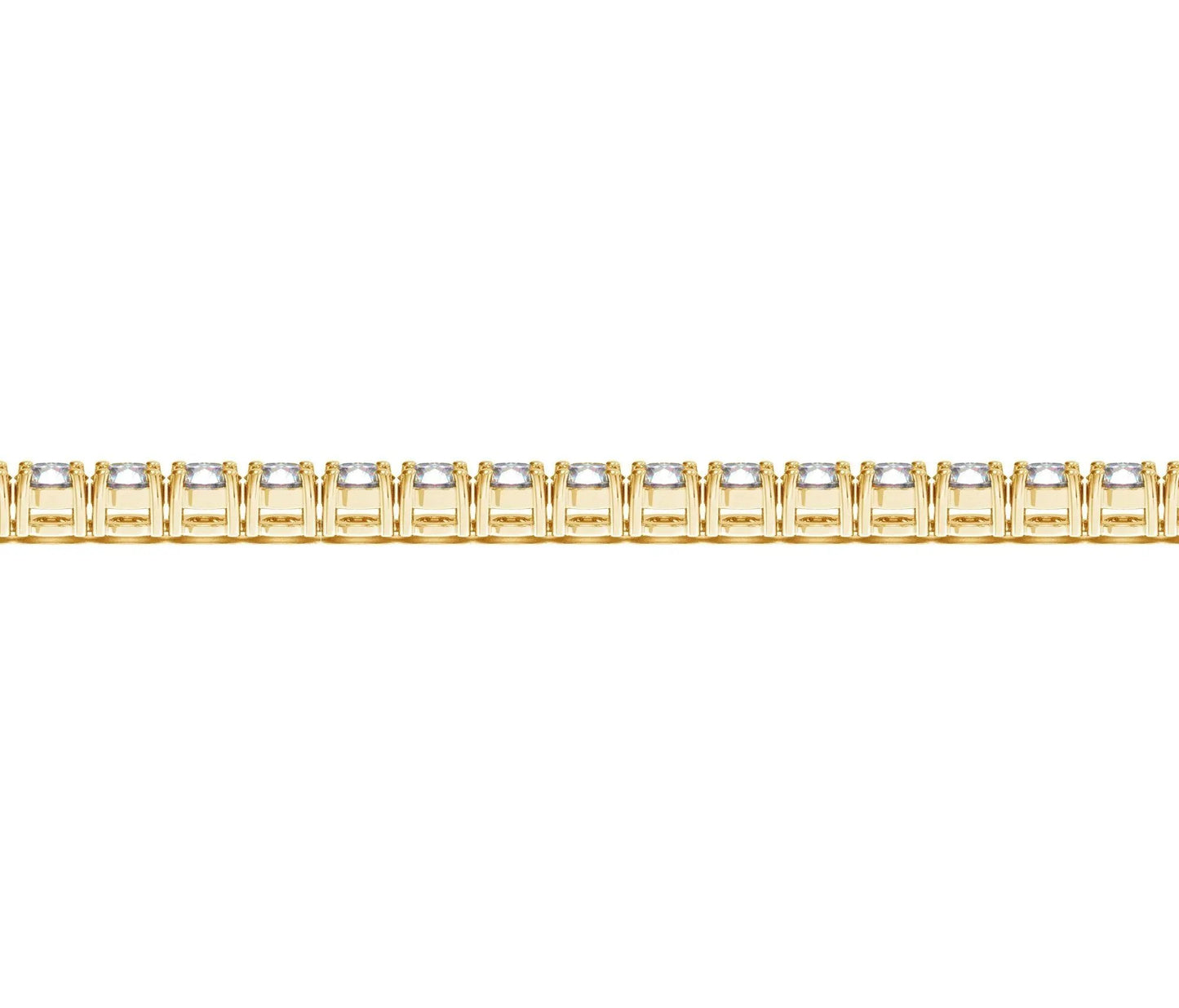 Lab Grown Diamond Tennis Bracelet in 14k Gold by Bids, gold link bracelet with diamonds on Tampa Home & Garden Store