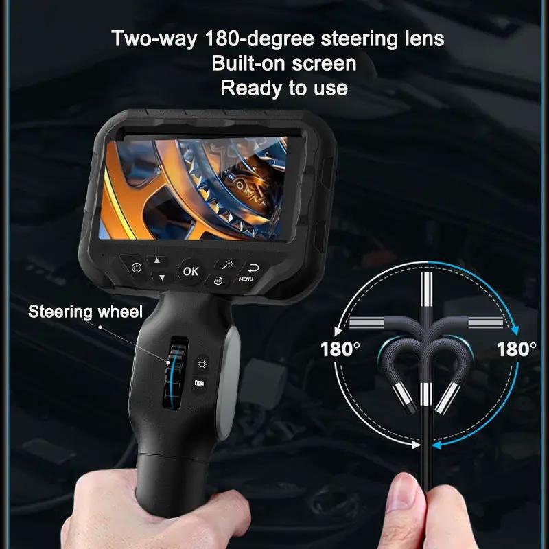 Industrial endoscope 6mm HD sewer borescope with built-in screen black VIP Digital Presence on Tampa Home & Garden Store