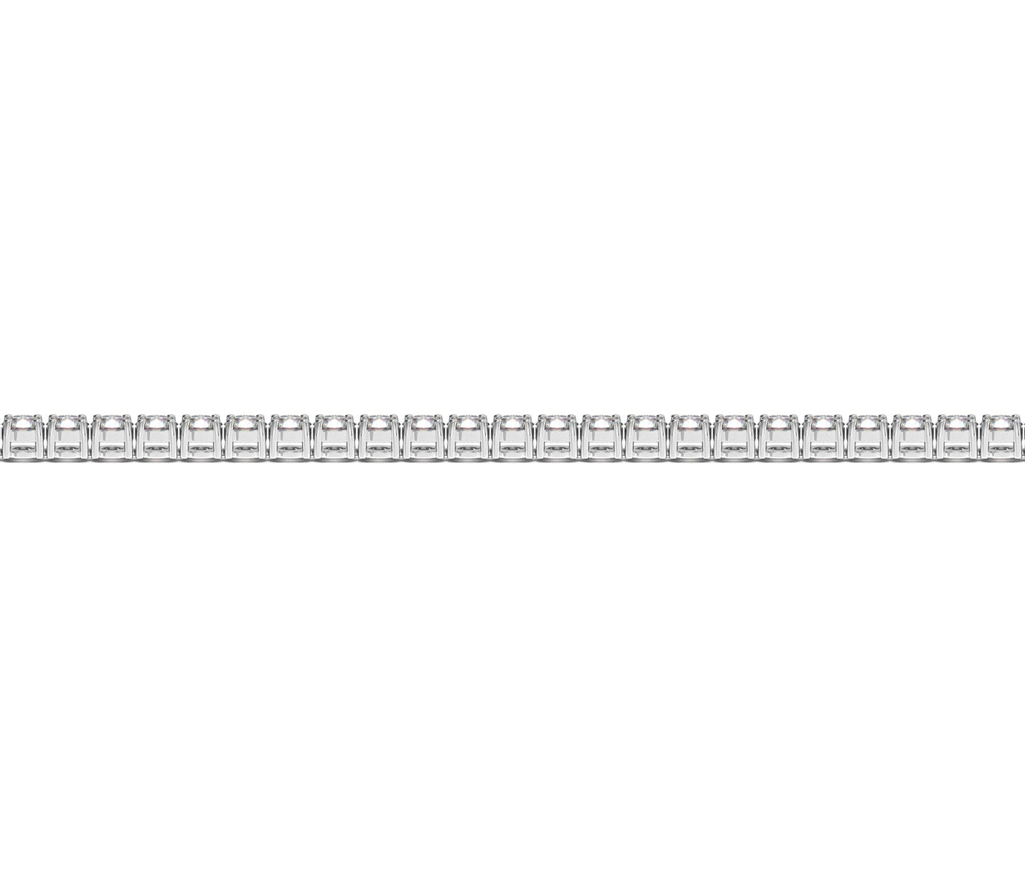 Lab grown round diamond tennis bracelet in 14k white gold, 2 ctw F/G VS2/SI1 by Bids.com on Tampa Home & Garden Store