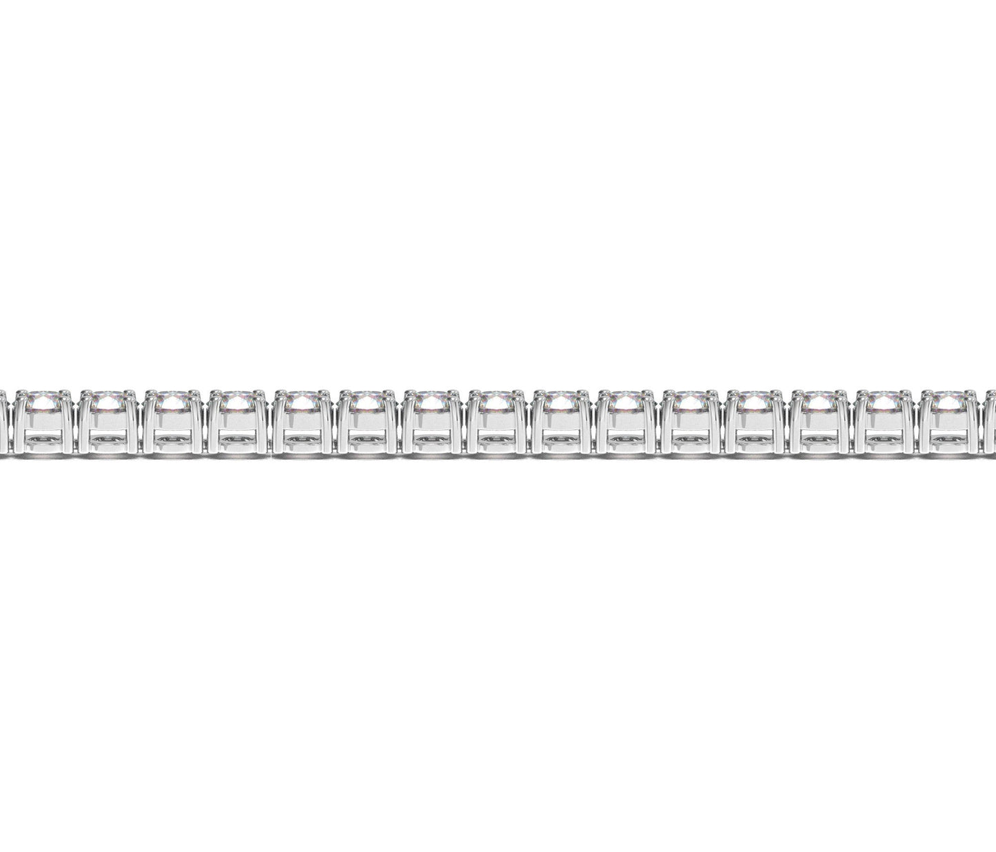 Lab-grown round diamond tennis bracelet in 14k white gold, 10 ctw F/G VS2/SI1 by Bids.com on Tampa Home & Garden Store