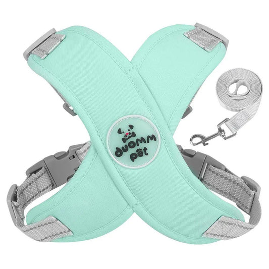 Breathable Dog Leash Vest With Reflective Chest