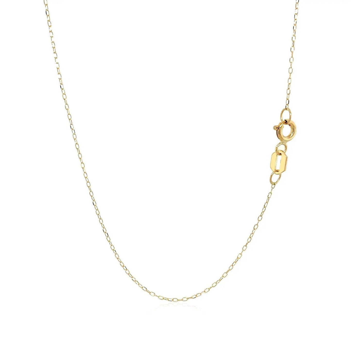 Necklace in 14K yellow gold with delicate chain and lobster clasp on Tampa Home & Garden Store