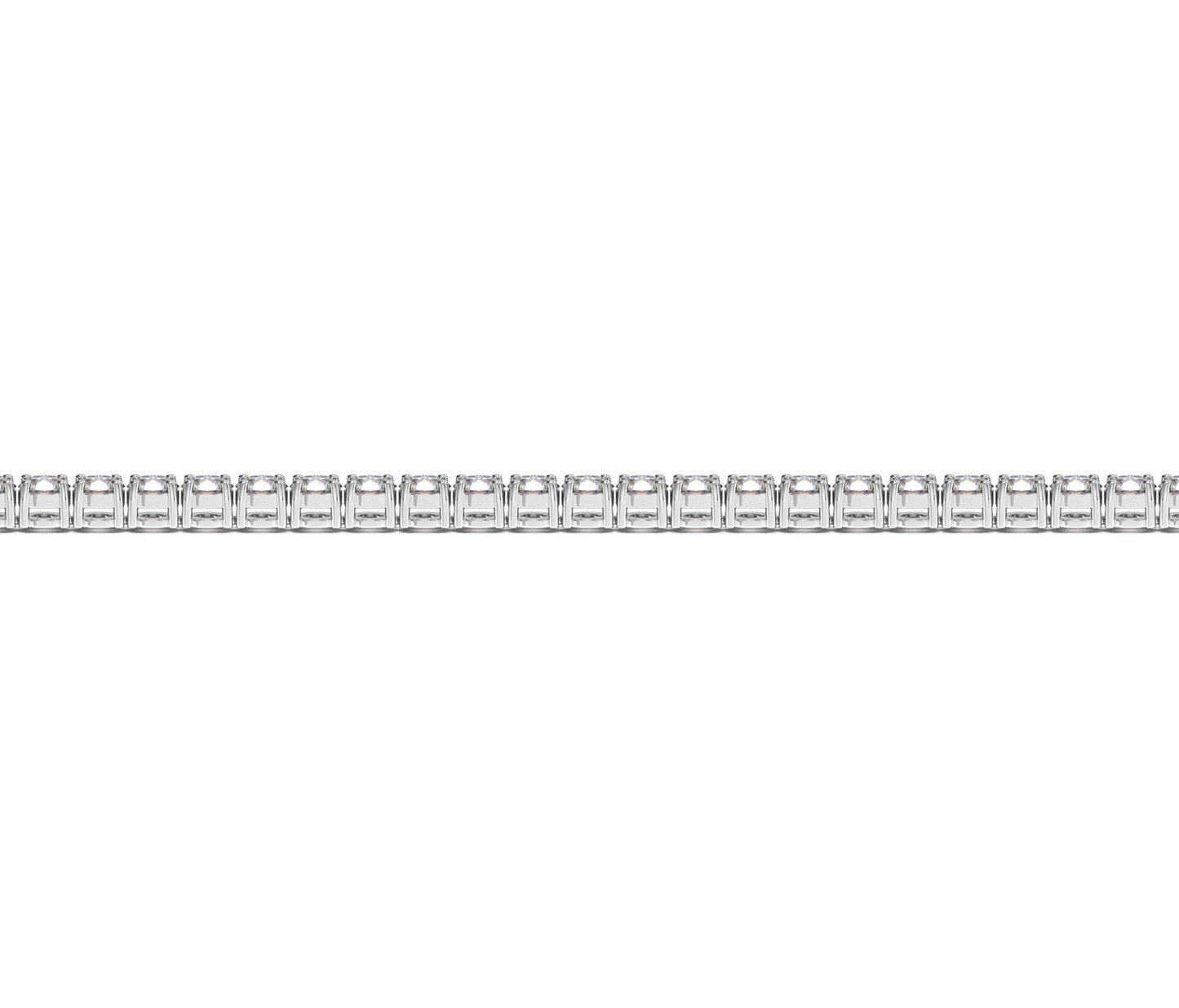 Lab Grown Round Diamond Tennis Bracelet in 14k White Gold, 3 ctw F/G VS2-SI1, by Bids.com on Tampa Home & Garden Store