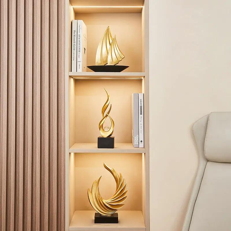 Pieza Decorativa Artística Moderna de Lujo con Agua Ascendente para Decoración Suave de Sala de Estar, Mueble de TV, Vitrina de Vinos, Oficina y Pasillo de Entrada