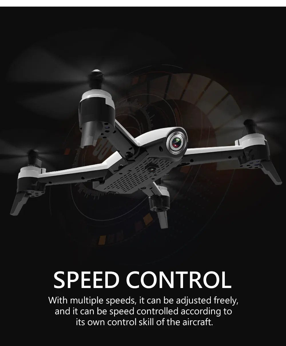 SG106 4K dual-camera quadcopter with optical flow, white/black VIP Digital Presence drone on Tampa Home & Garden Store