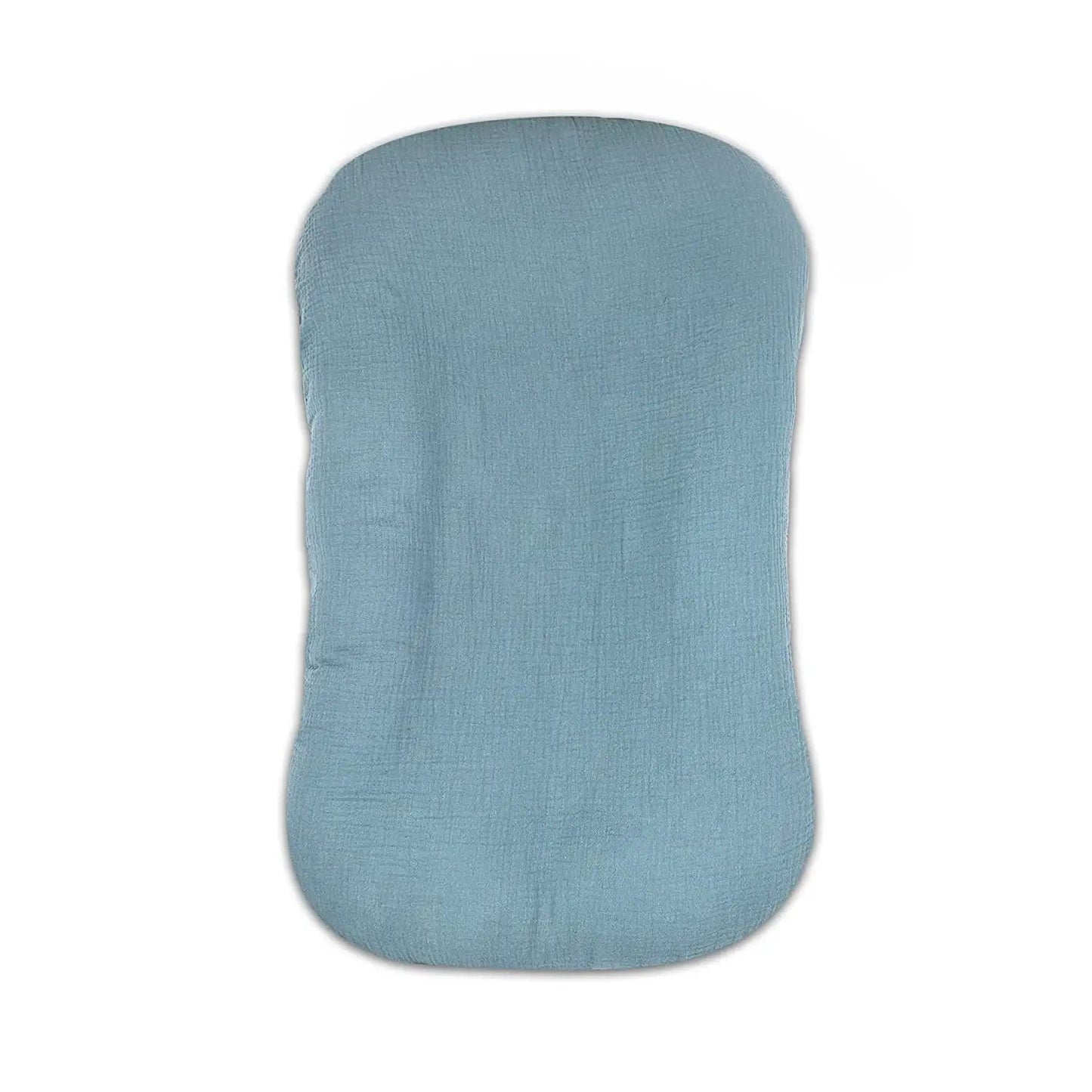 Funda de tela fina de tejido plano para tumbona de bebé, funda de algodón orgánico suave, cama biomimética para recién nacido, cama pequeña portátil de viaje