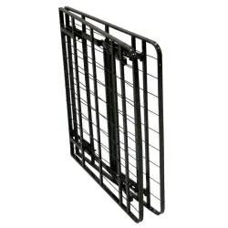 Twin Size Steel Folding Platform Bed Frame black Duramatic steel frame on Tampa Home & Garden Store