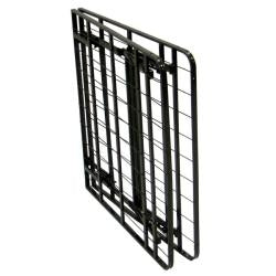 Base de cama plegable de metal tamaño individual