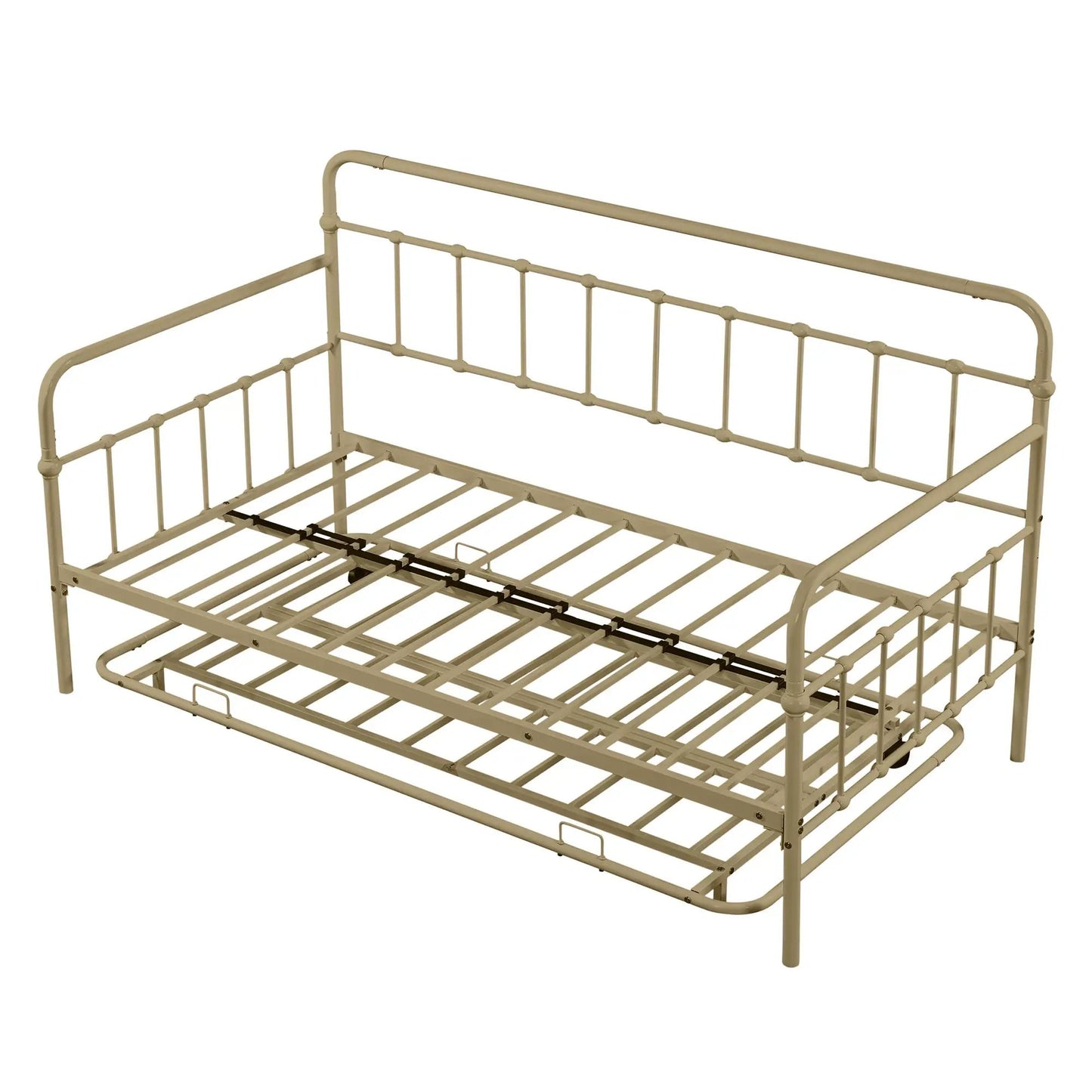 Metal Frame Daybed and Trundle Bronze