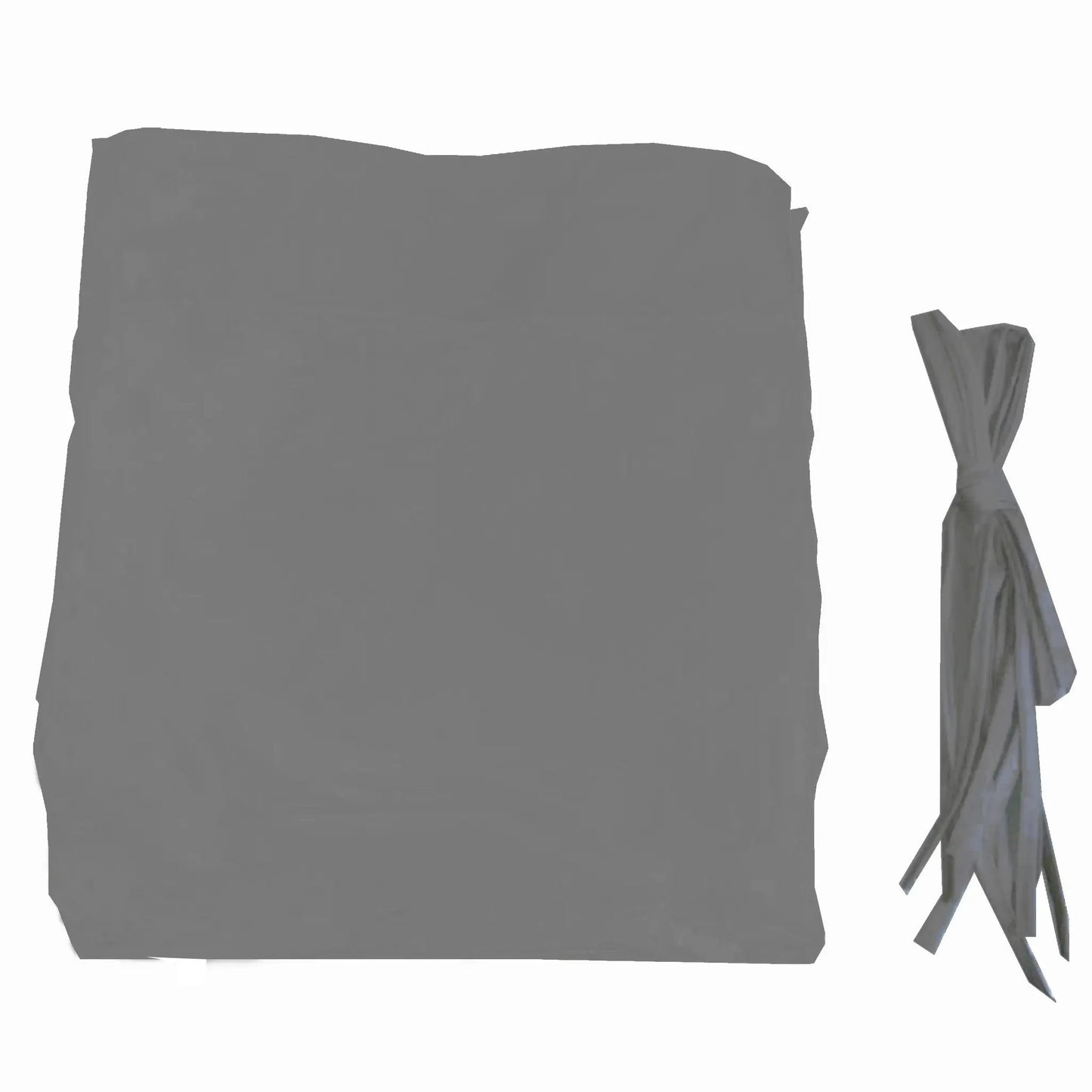 Toldo universal de repuesto para pérgola exterior curvada de 3,65x2,74 m - Gris